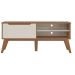 Rack de Sala TV Lotus Cinamomo/Off White