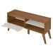 Rack de Sala TV Lotus Cinamomo/Off White