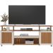 Rack de Sala para TV 75" Artely Ipanema Cinamomo/Off White