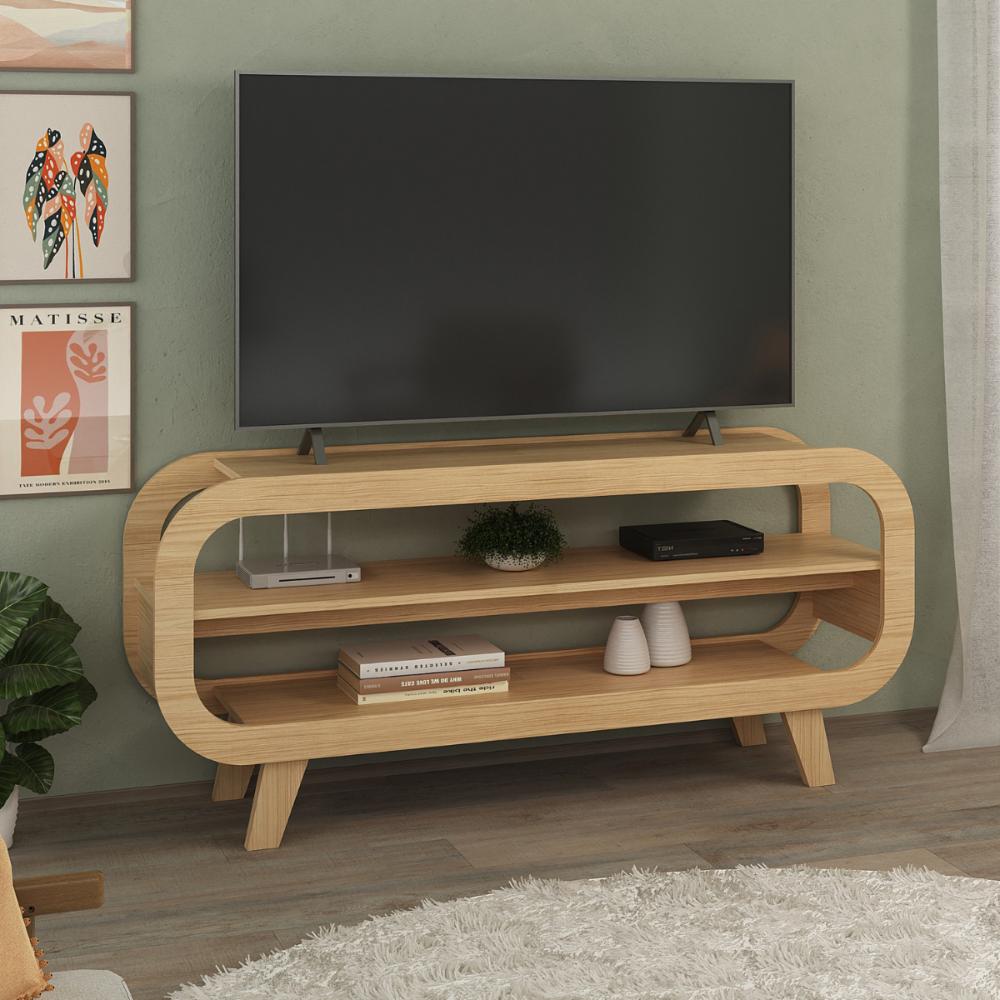 Rack para TVs de 60' 1 Prateleira Loanda Naturale