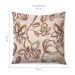 Almofada Alasca 40x40 Bege e Marrom
