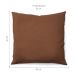 Almofada Alasca 40x40 Marrom