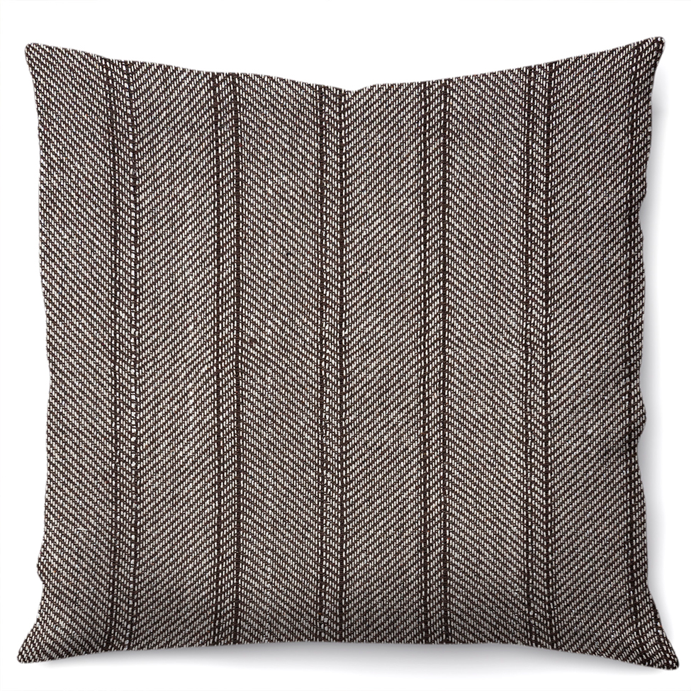 Almofada Brillance 40x40 Cinza e Tabaco