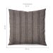 Almofada Brillance 40x40 Cinza e Tabaco
