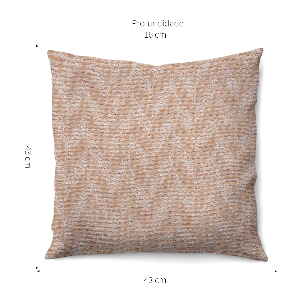 Almofada Casa Blanca I 43x43 Bege