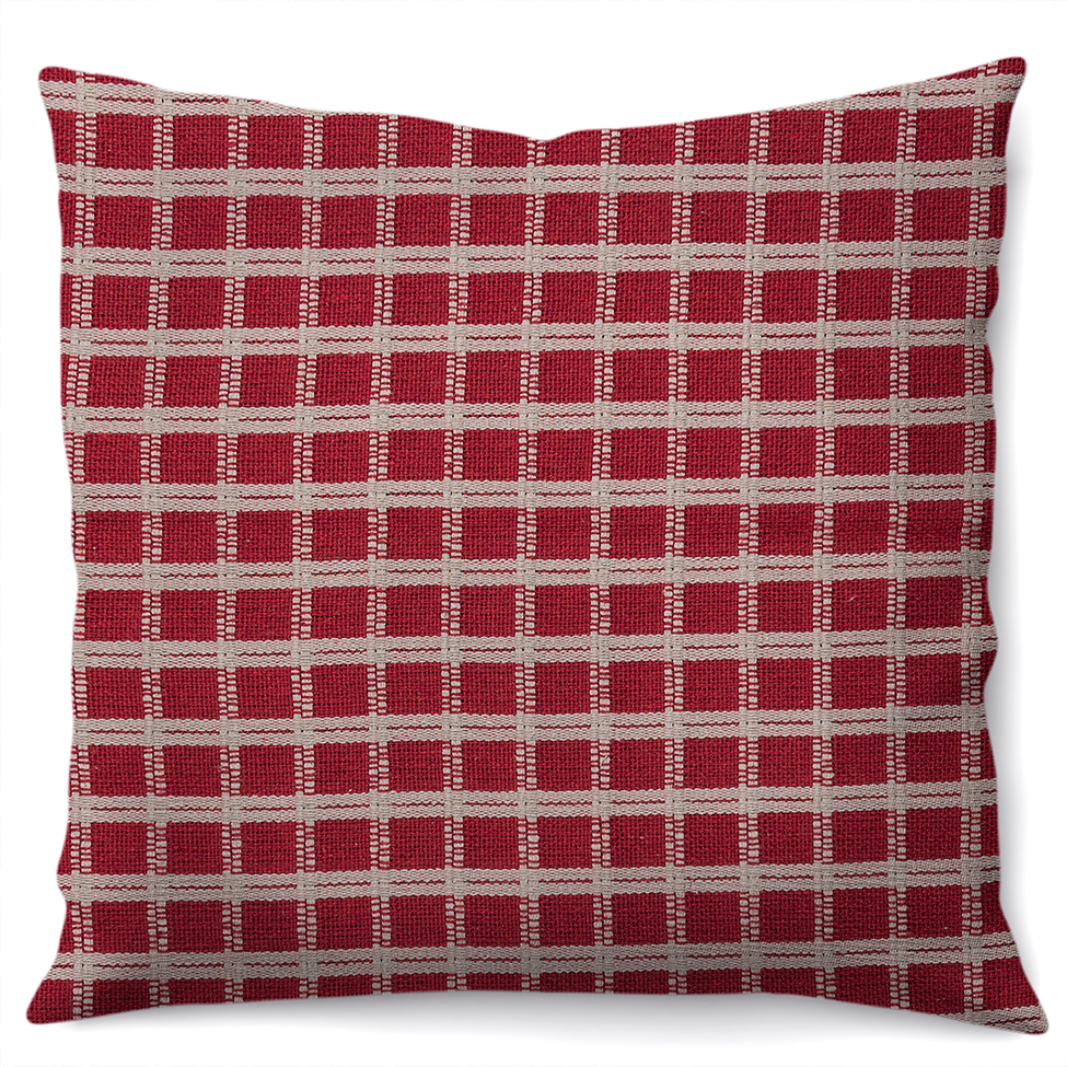Almofada Italiana 40x40 Bordô