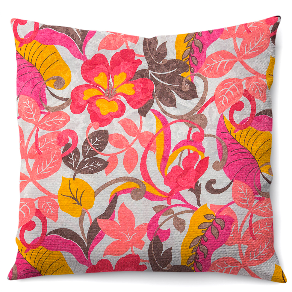 Almofada Jacquard 40x40 Rosa