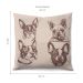 Almofada Neutro I 40x40 Bege e Marrom
