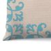 Almofada Neutro II40x40 Off White e Azul