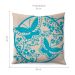 Almofada Neutro IV 40x40 Off White e Azul