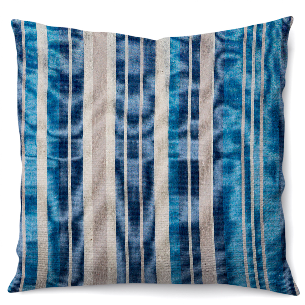 Almofada Ouro Preta 40x40 Azul