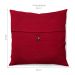 Almofada Solid Botão 40x40 Bordô