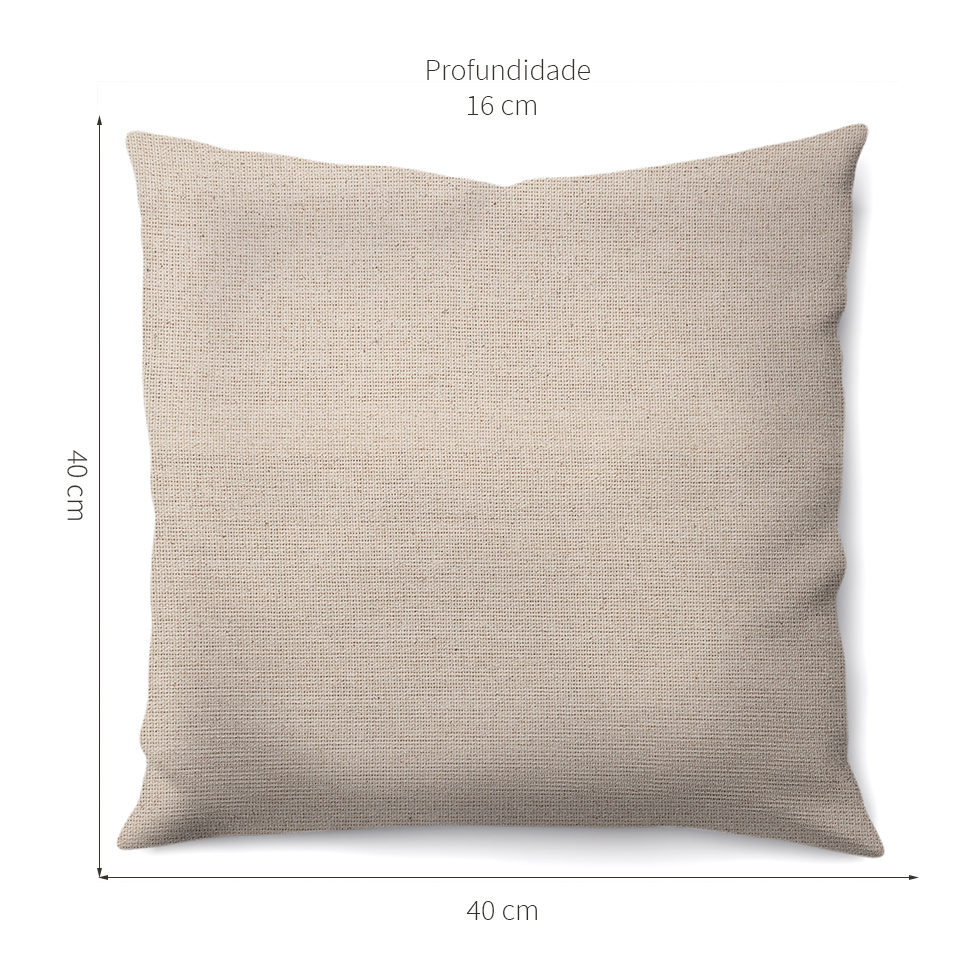Almofada Solid Envelope 40x40 Natural