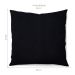 Almofada Solid Envelope 40x40 Preta