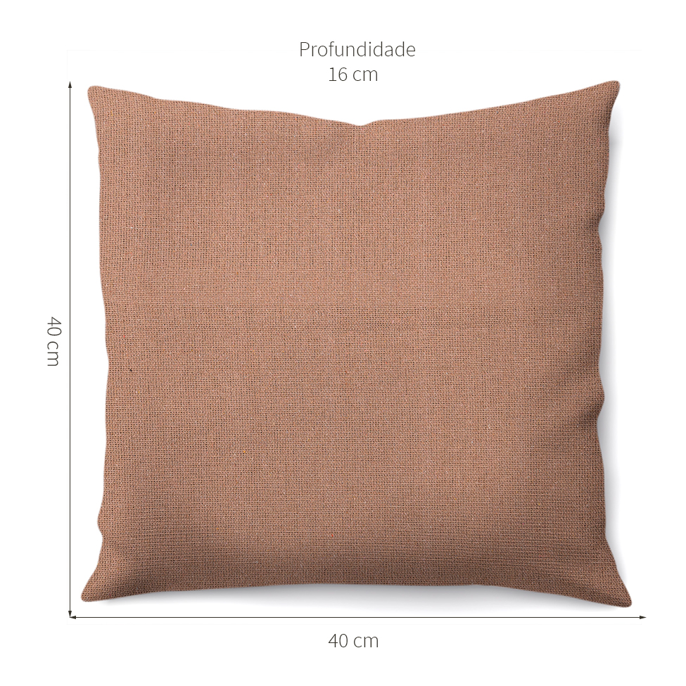 Almofada Solid Envelope 40x40 Ráfia