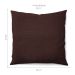 Almofada Solid Envelope 40x40 Tabaco