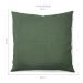 Almofada Solid Envelope 40x40 Verde Oliva