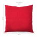 Almofada Solid Envelope 40x40 Vermelha
