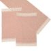 Caminho de Mesa Retangular 47x140 cm Diamante Ocre