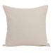 Capa de Almofada com Zíper Bland Algodão Natural 50x50 cm