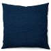 Capa de Almofada com Zíper Solid Envelope Algodão Azul Marinho 40x40 cm