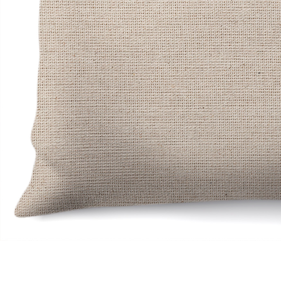Capa de Almofada com Zíper Solid Envelope Algodão Natural 40x40 cm