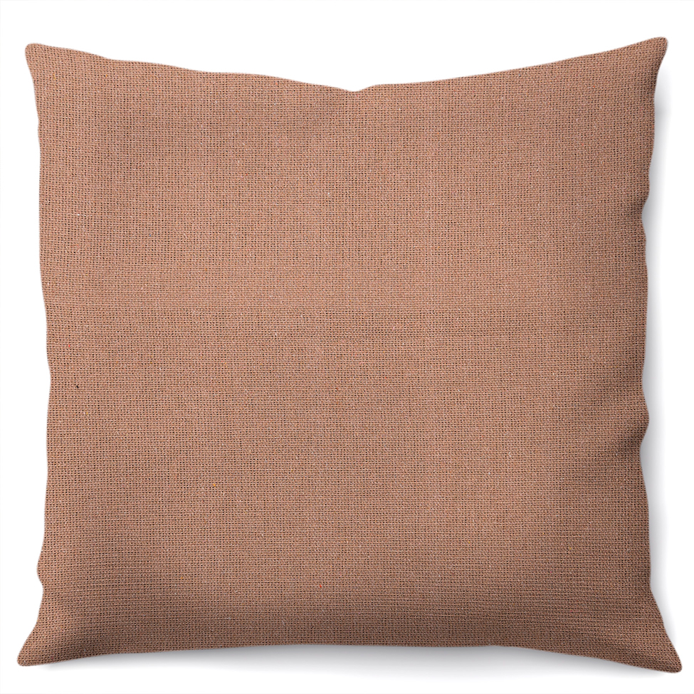 Capa de Almofada com Zíper Solid Envelope Algodão Ráfia 40x40 cm