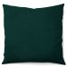 Capa de Almofada com Zíper Solid Envelope Algodão Verde Escuro 40x40 cm