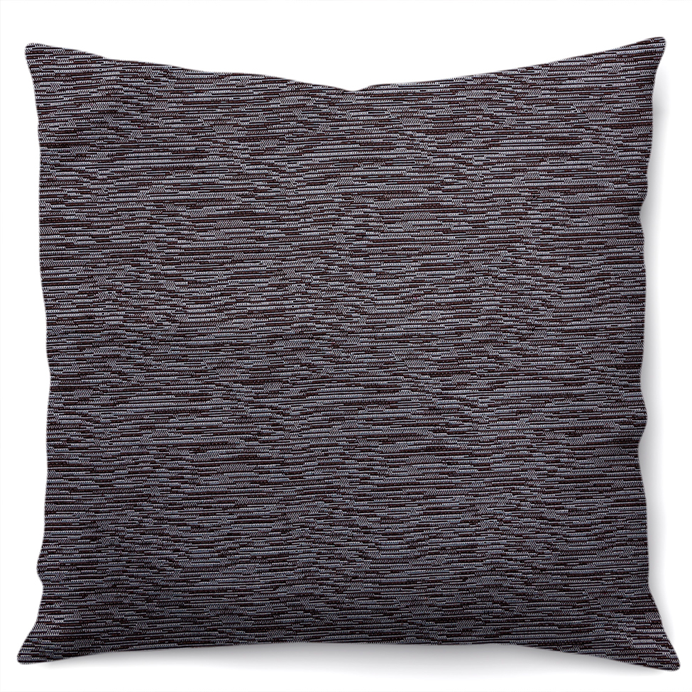 Capa de Almofada com Zíper Texas Algodão Cinza e Marrom 43x43 cm