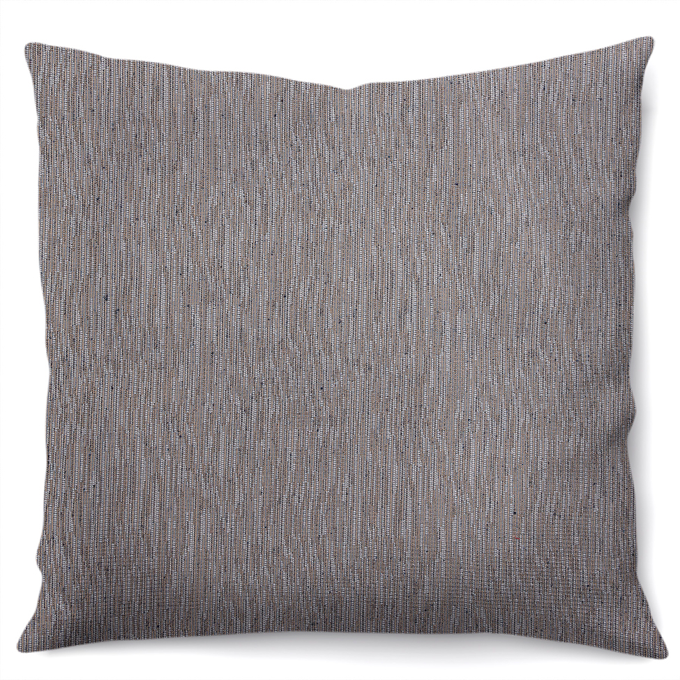 Capa de Almofada com Zíper Texas I Algodão Cinza 43x43 cm