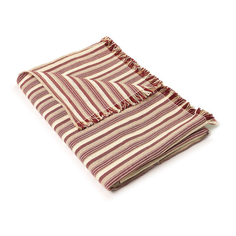 Manta Arco-Íris Bordô 140x140 cm