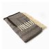 Manta Brillance Tabaco 140x140 cm