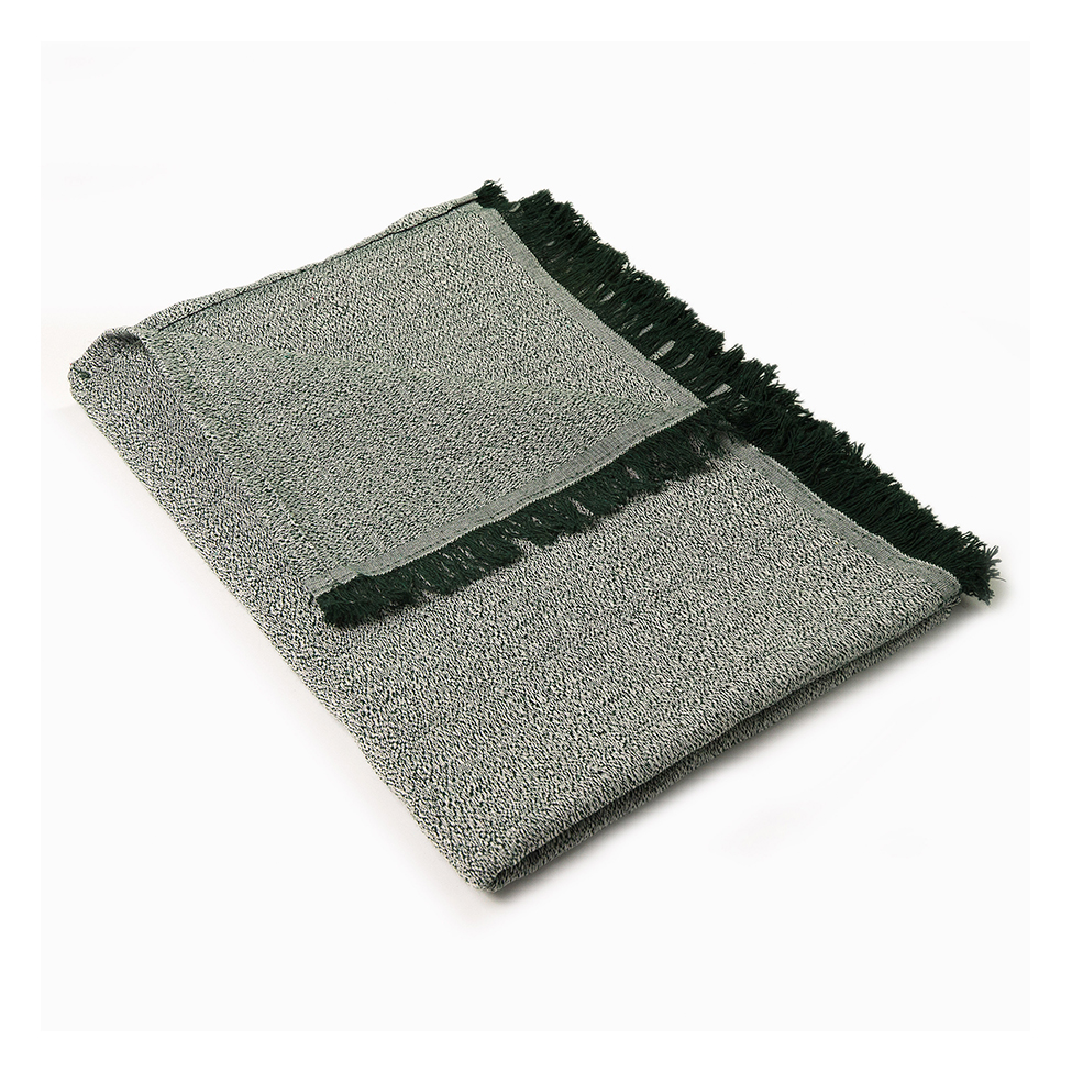 Manta Garnet Verde 140x150 cm