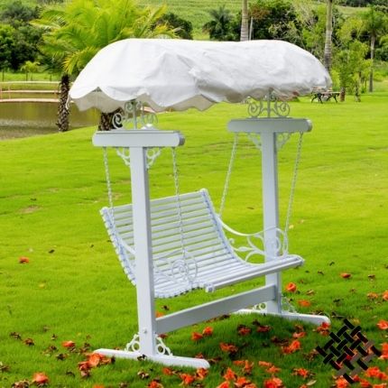 Banco Balanço de Madeira Havaí Com Toldo Jardim Varanda Piscina Área de Lazer Pousada Hotel