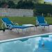 Conjunto Espreguiçadeira Chaise para Piscina Área Externa Área de Lazer Acapulco Alumínio Fundido com Almofada Artesane Móveis