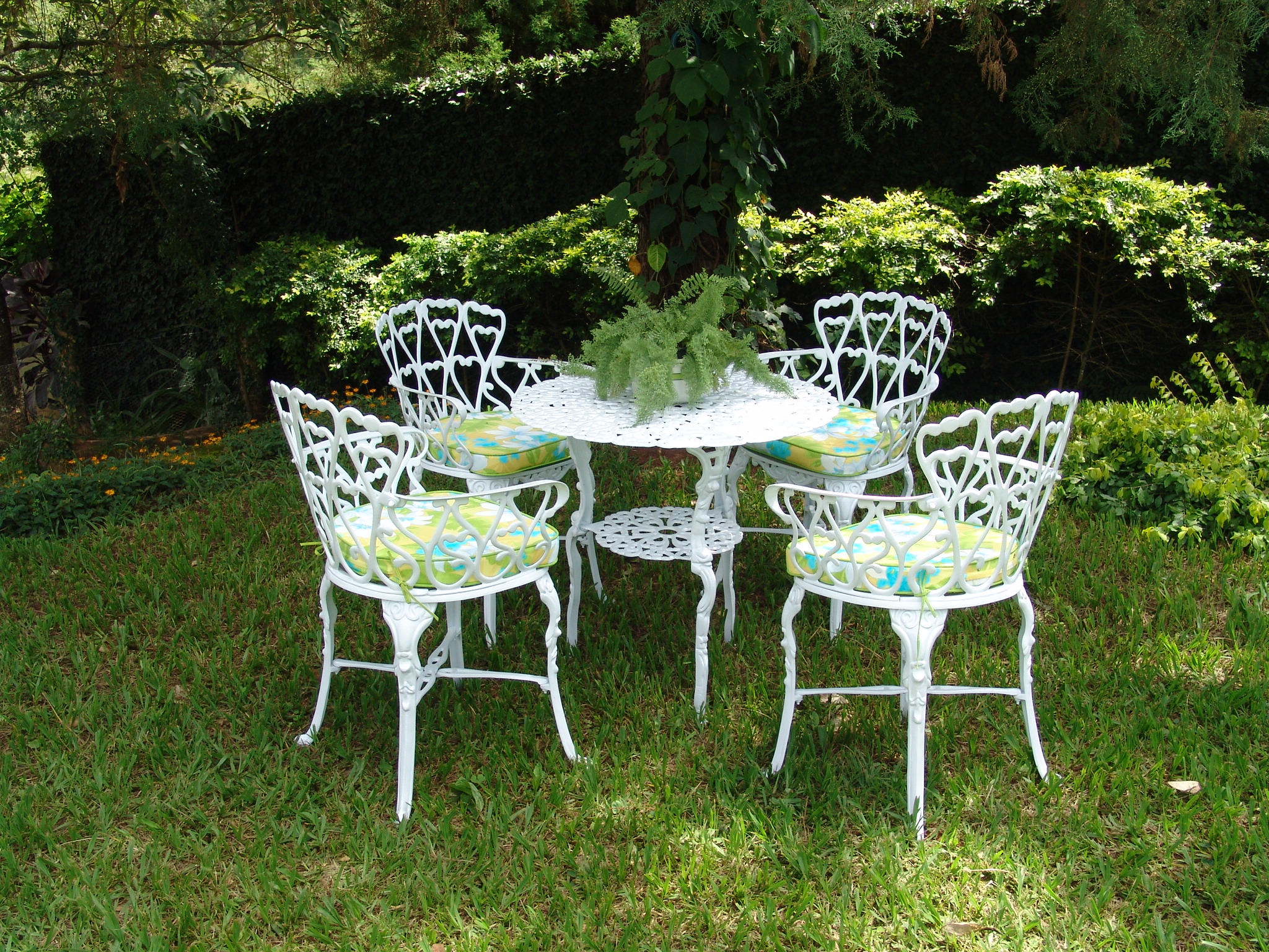 Conjunto Para Jardim Viena Piscina Varanda Área Externa Área de Lazer Artesane Móveis