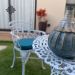 Conjunto Viena (01 Mesa + 04 Poltronas) Para Jardim Varanda Piscina Área Gourmet Hotel Pousada