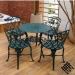 Conjunto de Mesa Jardim Viena Piscina Varanda Área Externa Área de Lazer Artesane Móveis
