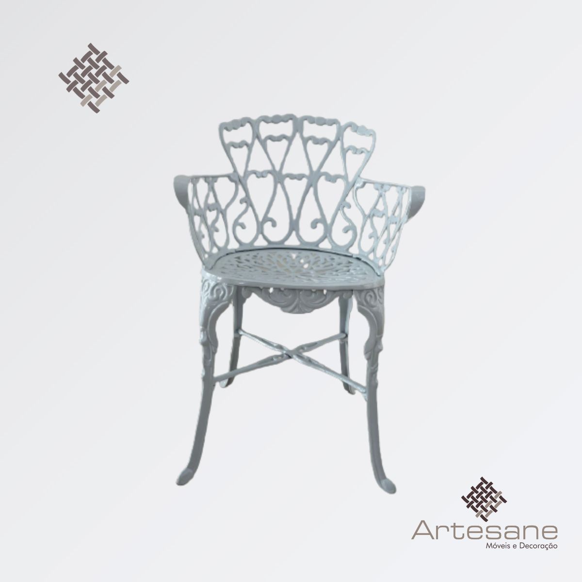 Conjunto de Mesa Jardim Viena Piscina Varanda Área Externa Área de Lazer Artesane Móveis