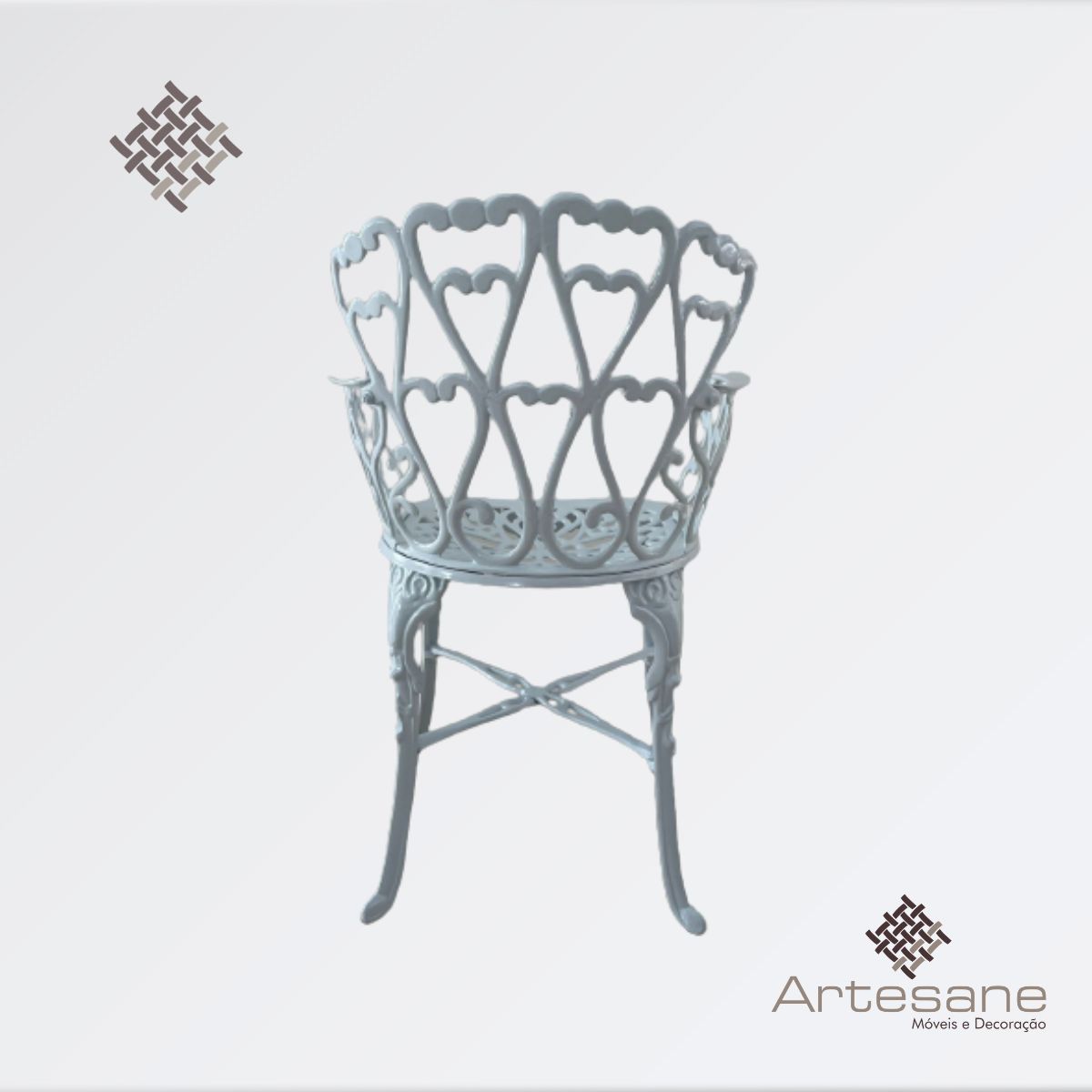 Conjunto de Mesa Jardim Viena Piscina Varanda Área Externa Área de Lazer Artesane Móveis