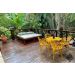 Jogo de Mesa Jardim Viena Piscina Varanda Área Externa Área de Lazer Artesane Móveis