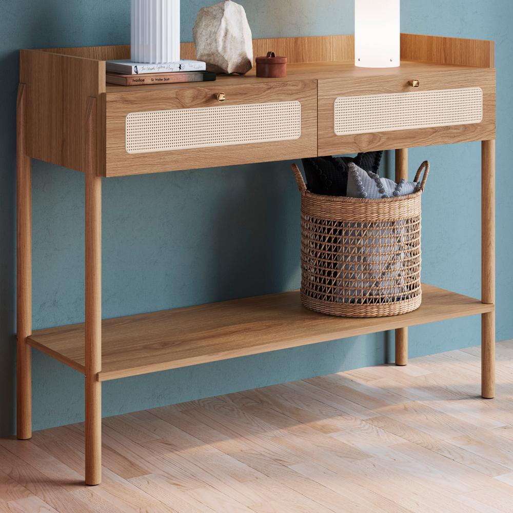 Aparador 2 Gavetas Palhinha 27936 Linha Oslo Hanover Artesano