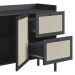 Aparador Balcao Buffet 139 Cm Pes Madeira 27969 Oslo Nero Artesano