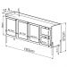 Aparador Balcao Buffet 183 CM Pes Madeira 27935 Oslo Hanover Artesano
