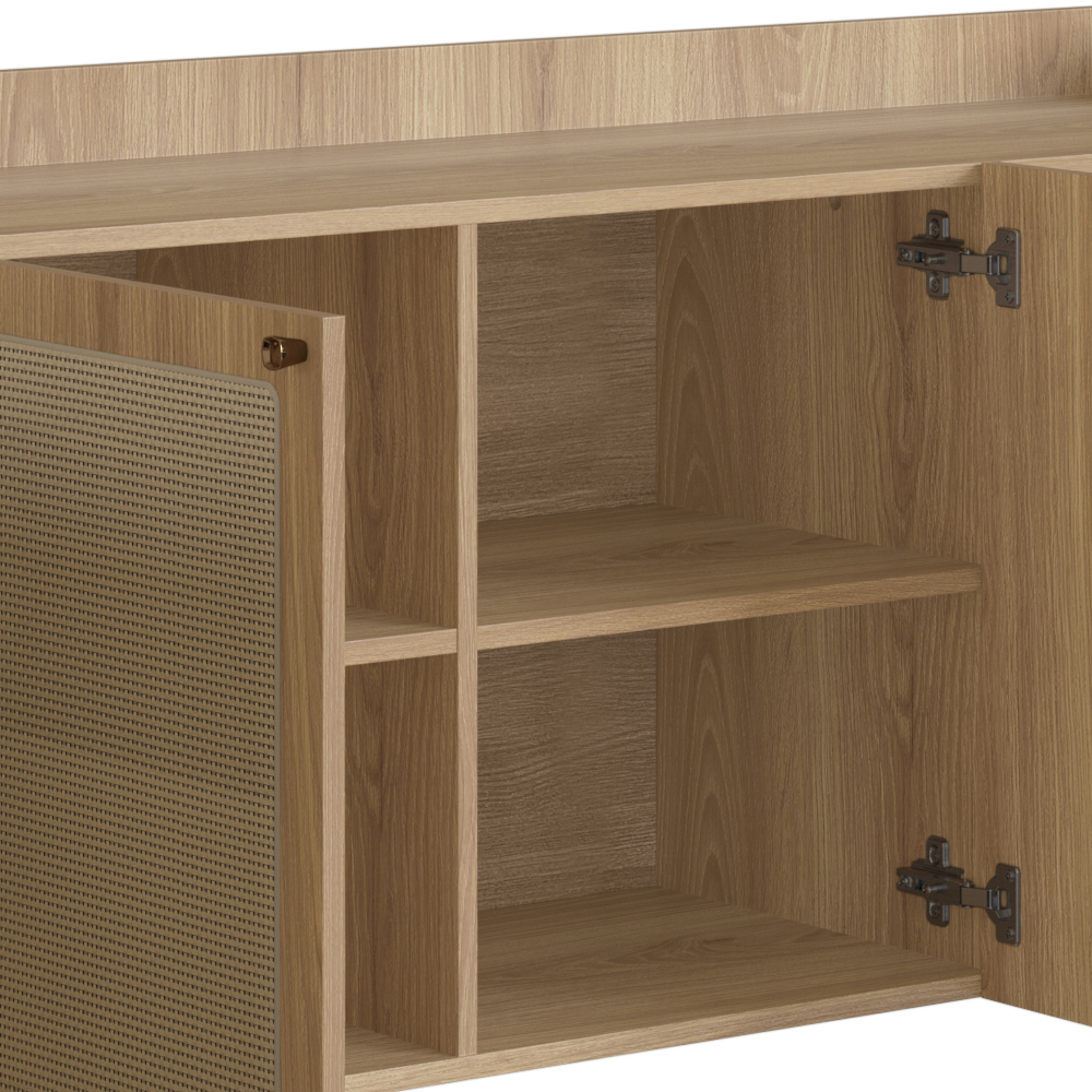 Aparador Balcao Buffet 183 CM Pes Madeira 27935 Oslo Hanover Artesano