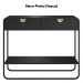 Aparador Organico 2 Gavetas 100 cm 28066 Nero Preto Artesano