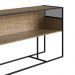 Aparador York Com Nicho 160cm Estrutura Preto Fosco - Hanover