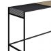 Aparador York Dinâmico 120cm Estrutura Preto Fosco - Hanover