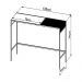 Aparador York Dinâmico 120cm Estrutura Preto Fosco - Vermont