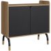Armario 2 Portas 78x80 cm 27997 Hanover Nero Artesano